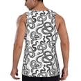 thumbnail image 3 of Haiem Hand Drawn Snake Men Workout Tank Top Gym Bodybuilding Sleeveless Muscle T Shirts Athletic Tank Breathable Workout Shirt-Large, 3 of 9