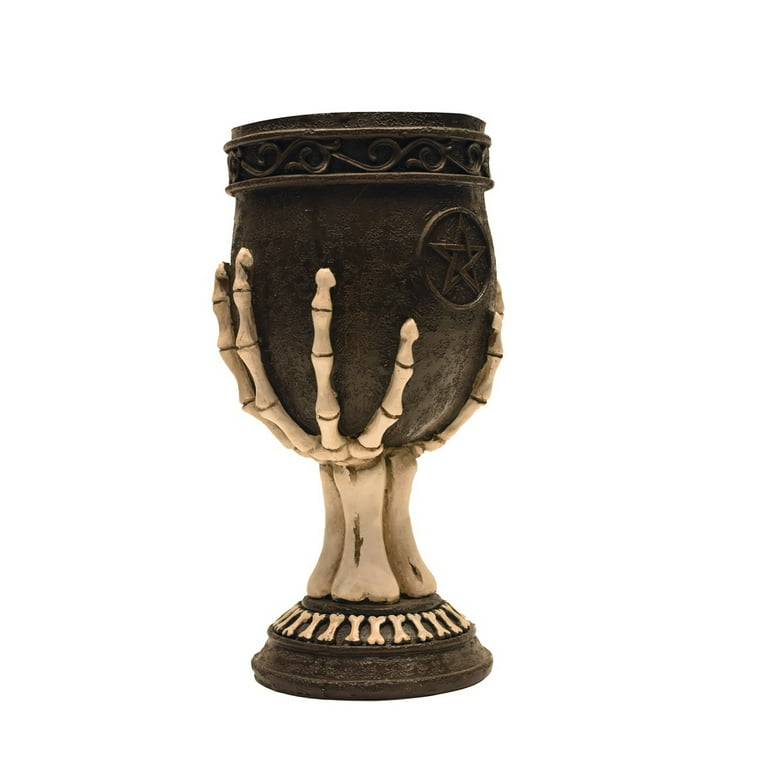 Skeleton Hand Chalice Cup Gothic Wine Goblet Spooky Halloween Kitchen Home Decor Skeleton Hand Chalice Cup Gothic Wine Goblet Spooky Halloween Kitchen Home Decor