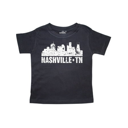 

Inktastic Nashville Skyline Grunge Gift Toddler Boy or Toddler Girl T-Shirt