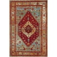 thumbnail image 5 of Unique Loom Outdoor Traditional Collection Area Rug - Vinatge (6' 1" x 9' Rectangle Red Green Blue/Ivory), 5 of 9