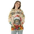 thumbnail image 4 of Merry Christmas Santa Maine Coon Scarf Twinkling Lights Xmas Holiday All Over Print 3D Hoodie Unisex Merch Hoodies Cat Lover Kitten Owner Gifts - 00022, 4 of 6