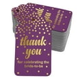 thumbnail image 1 of Inkdotpot Real Gold Foil Thank You For Celebrating The Bride To Be Bridal Shower Tags Favor Hang Paper Tags 50 Pieces, 1 of 6