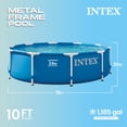 thumbnail image 2 of Intex 10' Pool with Maintenance Kit, Cover, and Filter Cartridges (6 Pack), 2 of 9
