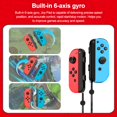 thumbnail image 4 of The Joy Cons controller is compatible with Switch/Lite/OLED and can replace Switch Joy Pad. The wireless controller supports vibration/trigger/motion dual control., 4 of 6