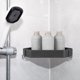 thumbnail image 5 of GOOHOCHY juego de estante de esquina para ducha, cesta de baño, estante de almacenamiento de metal, organizador de baño sin perforaciones, 5 of 8