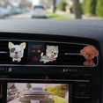 thumbnail image 3 of Perfume de coche reutilizable de 3 cachorros, ambientador de aire de coche, accesorios de coche de niña linda Fokelyi HMYH700, 3 of 7