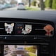thumbnail image 3 of Perfume de coche reutilizable de 3 cachorros, ambientador de aire de coche, accesorios de coche de niña linda Xemadio HMYH700, 3 of 7