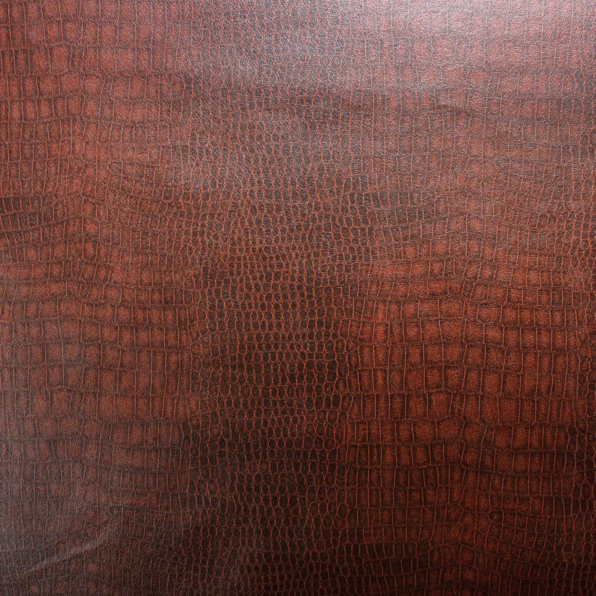 Berkshire Home Faux Leather 54" Small Crock Brown Fabric, by the Yard