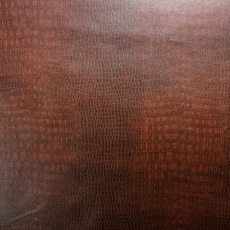 Berkshire Home Faux Leather 54" Small Crock Brown Fabric, by the Yard