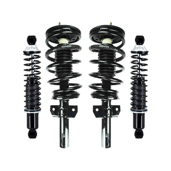 Set 4 Front Quick Complete Strut-Coil Spring-Rear Complete Shock For 1995-2003 Ford Windstar
