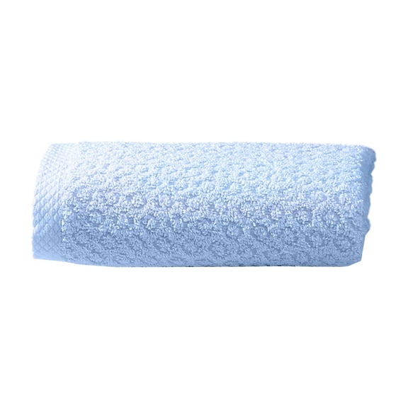 Kyusrd Hand Towels for Bathroom,Cotton Soft Absorbent Decorative Hand Towel for Face Spa Bath Gym Kitchen,Blue,33x70cm