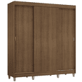thumbnail image 1 of Ropero Closet Madesa Reno 3 Puertas Con Pies Marrón, 1 of 5