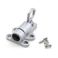 thumbnail image 5 of Aluminum Alloy Security Automatic Gate Lock Spring Bounce Door Bolt Latch Gate Latch Lock Grey Aluminum Latch Lock, 5 of 5