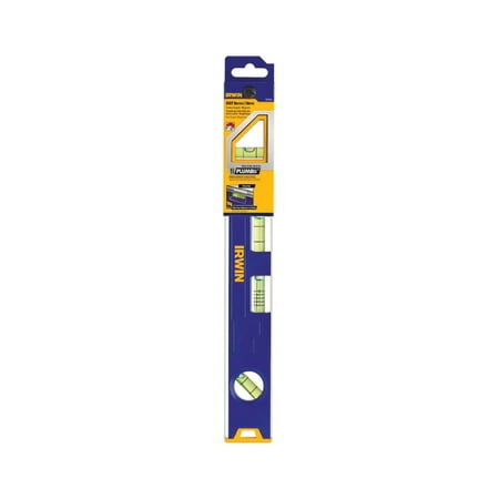 - Irwin 12 in. Aluminum Magnetic Tool Box Level 4 vial