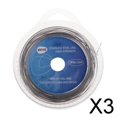 thumbnail image 1 of DYNWAVECA 3xFishing Line Wire Leader Stainless Steel Trace Lures 10m 7 Strands 30LBS 3 Pcs, 1 of 10