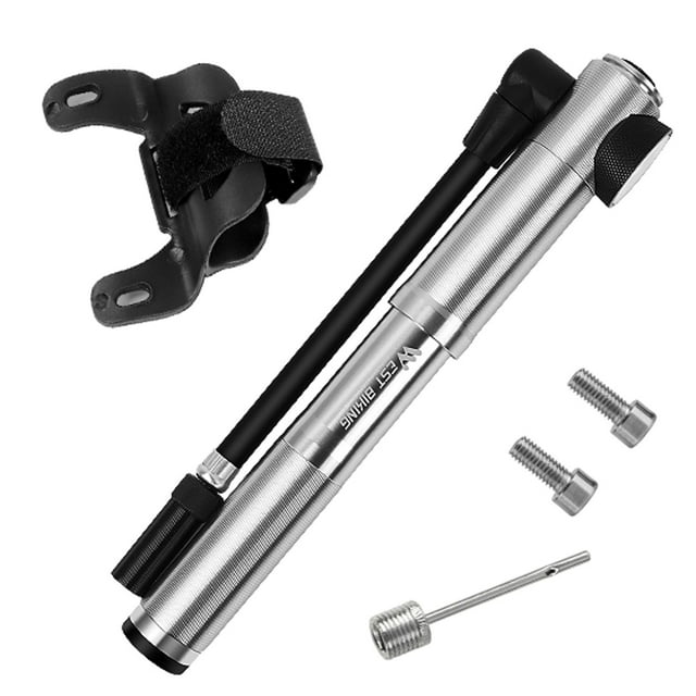 WEST BIKING 300PSI Bike Pump with Gauge High PressurePump Air Pump for Bike Tire Inflator Cycling Accessories Bicycle Pump