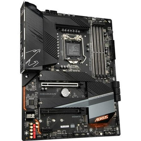 UPC: 0889523026434 | Gigabyte Z590 AORUS ELITE – 1.0 – motherboard – ATX – LGA1200 Socket – Z590 Chipset – USB-C Gen2  USB 3.2 Gen 1  USB 3.2 Gen 2  USB-C Gen 2×2 – 2.5 Gigabit LAN – onboard graphics (CPU required) – HD Audio (8-channel)