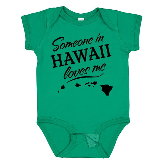 Inktastic Someone in Hawaii Loves Me Boys or Girls Baby Bodysuit