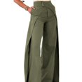 thumbnail image 3 of European And American Cross-design Casual Wide-leg Pants, 3 of 3