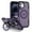 Deep Purple, variant on Dteck Magnetic Case for iPhone 11,Shockproof TPU Matte PC Case 360° Rotatable Ring Holder Kickstand Compatible with Mag Safe Back Cover,Navyblue