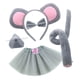thumbnail image 5 of Disfraz de ratón para niños y niñas, diadema con orejas de ratón para fiestas, actuaciones y cumpleaños. Estilo C, 5 of 9