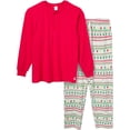 thumbnail image 4 of Pijama navideño para bebé niño Gerber, menta y rojo, talla mediana, 4 of 7