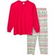 thumbnail image 4 of Pijama navideño para bebé niño Gerber, menta y rojo, talla mediana, 4 of 7