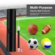 thumbnail image 2 of Bomba de bola de aire eléctrica: Bomba de inflado rápido portátil con luz LED para todos los balones deportivos, accesorios de baloncesto con 2 agujas y bolsa de almacenamiento, 2 of 5