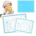 thumbnail image 2 of MAIF Kindergarten Teaching Placemats Early Education Institutions Students Children Silicone Tableware Placement Mats, 2 of 8