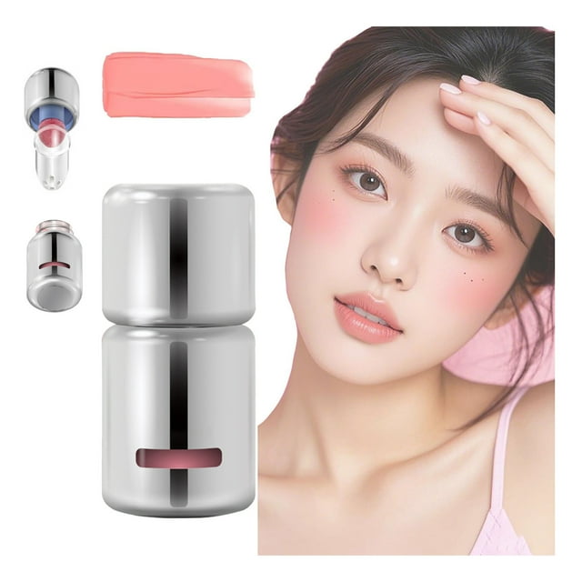EGNMCR Hand Creams & Lotions Liquid Blush Highlight 3 In 1 For Women Matte Makeup Blusher Cream With Sponge Head Color Liquid Blush 5ml Blush Blush