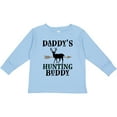 thumbnail image 3 of Inktastic Daddy Hunting Buddy Bow Hunter Boys Long Sleeve Toddler T-Shirt, 3 of 5