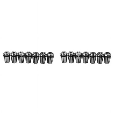 14Pcs 1-7mm ER11 Spring Collet for CNC Workholding Engraving & Milling Lathe Tool