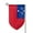 Fillet, variant on Samoan Flag Garden Flag Double Sided Flags with Vivid Color for Yard Lawn Garden Decor 12.5 x18 Inch Fillet