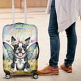 thumbnail image 4 of Welcome Spring Fairy Boston Terrier in Flower Meadow Travel Luggage Cover Gentleman Dog Lover Gifts Suitcase Dust Protective Decor - 13002, 4 of 5