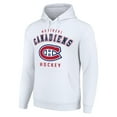 thumbnail image 2 of Men's Starter White Montreal Canadiens  Logo Pullover Hoodie, 2 of 3