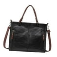 thumbnail image 2 of Bolso de hombro para mujer, regalos de moda, bolso cruzado informal para fiesta, trabajo al aire libre Negro, 2 of 8