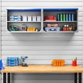 thumbnail image 6 of STANI Wall Mount Metal Cabinet with Adjustable Shelves, Hanging Garage Storage Wall Cabinets with Up-flip Doors,Lockable Tool Chest Cabinet for Garage Basement, 6 of 7