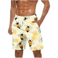 thumbnail image 2 of WAENQINLA Mens Swim Trunks Quick Dry Sports Running Beachwear Board Shorts with Pockets Big and Tall Drawstring Elastic Waist Bathing Suits, 2 of 5