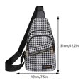 thumbnail image 2 of Bolsa para cinturón para mujer, bolso multibolsillo a la moda, bolsa de trabajo de viaje con correa ajustable, 2 of 7