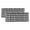 Black, variant on Turquoise Checkered Valances for Windows, Farmhouse Buffalo Plaid Light Filtering Kitchen Curtains, Rod Pocket Window Valance Curtains for Living Room Bedroom, 42" W x 18" L, 2 Panels