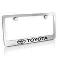 thumbnail image 1 of Toyota Logo Chrome Metal License Plate Frame, 1 of 1