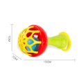 thumbnail image 1 of U-KISS 1pcs Rocking Hammer Hand Holding Bell Baby Soft Rubber Teether Rattle Rod, 1 of 8