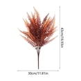 thumbnail image 6 of Fake Ferns, Realistic Artificial Persian Grass, Money, and Pteris Ferns, Fake Plants, Vase Stems, Artificial Flowers for Weddings, Fall and Thanksgiving, Home & All-Season Interior Decor, 6 of 6