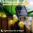thumbnail image 4 of Solar String Lights Outdoor, Warm white 50 LED 23FT Fairy Crystal Ball String Lights, 8 Modes Solar Powered Globe String Lights Waterproof for Garden, Patio, Yard, Fence, Party, Wedding, Christmas, 4 of 6