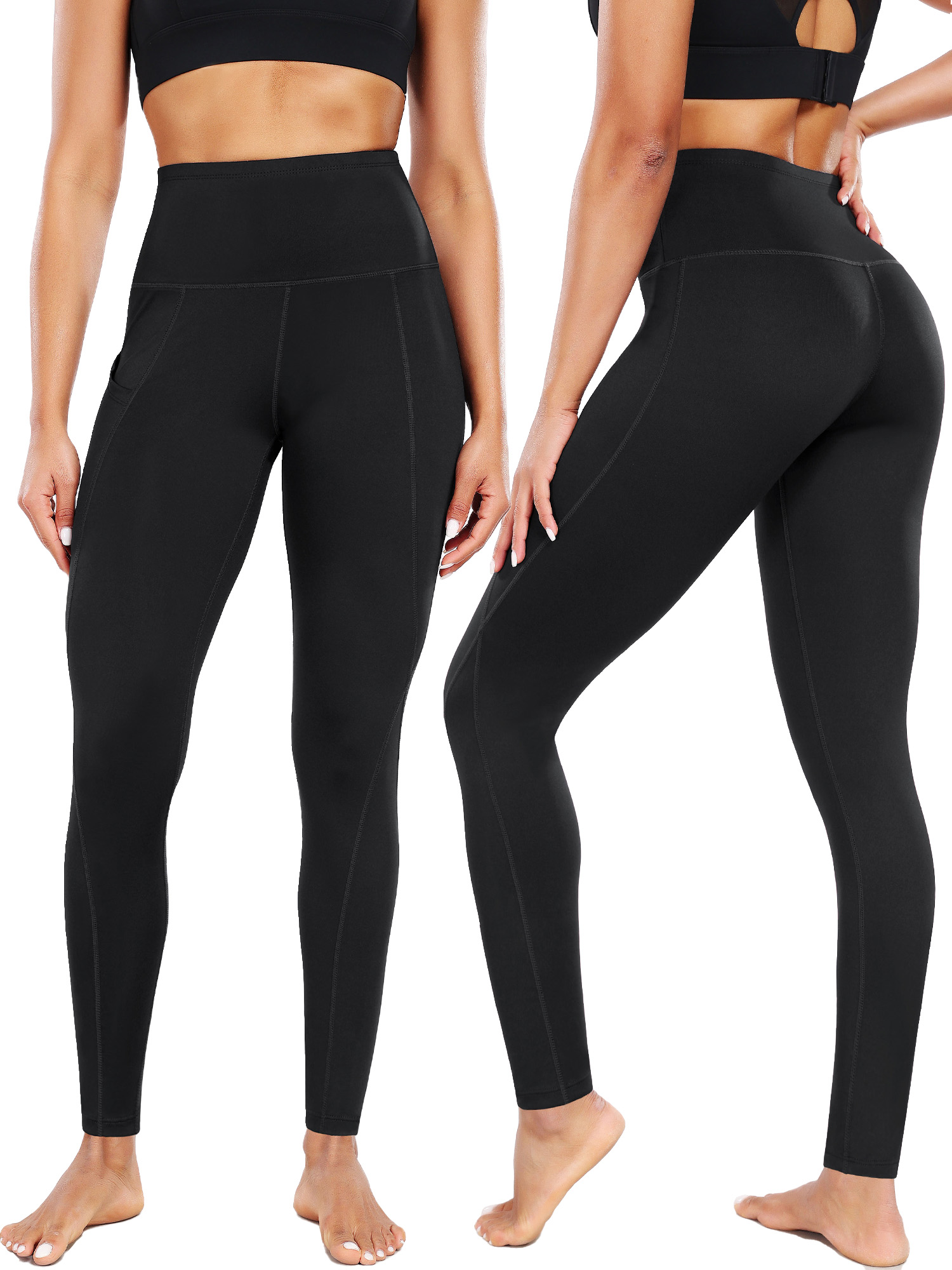 NELEUS Women's High Waist Yoga Leggings with Side Pocket photo 3
