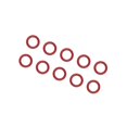 thumbnail image 1 of 10 Pieces O-Rings Spare Parts Pressure Washer Set Rubber Ring Rubber Rings for, 1 of 4