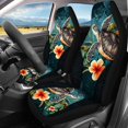 thumbnail image 3 of Pzuqiu Turtle Flower Car Seat Covers Full Set Easy to Install, Suitable for SUV Seats Car Seats Sedan Seats, Front and Rear Seat Cover Set for Truck Most Sedans, 3 of 10