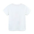 thumbnail image 6 of NAISIBABY Girls Graphic Tee, Cotton Crew Neck Short Sleeve Casual Pullover T-Shirt White 2-3T, 6 of 6