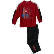 Spiderman-marvel Siderman 2pc Crew Neck Fleece Pant Sets