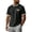 Black, variant on Men's Linen Henley Shirt Short Sleeve 3 Button Casual Summer Top with Contrast Trim Chest Pocket for Beach Vacation Daily Wear Khaki S